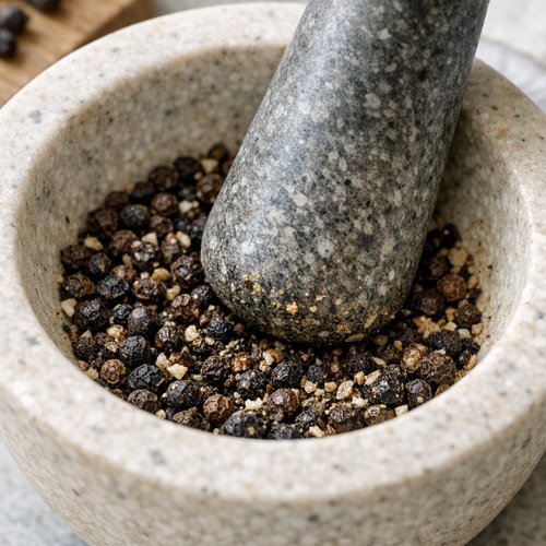 Step 1: Crack and Toast Your Peppercorns