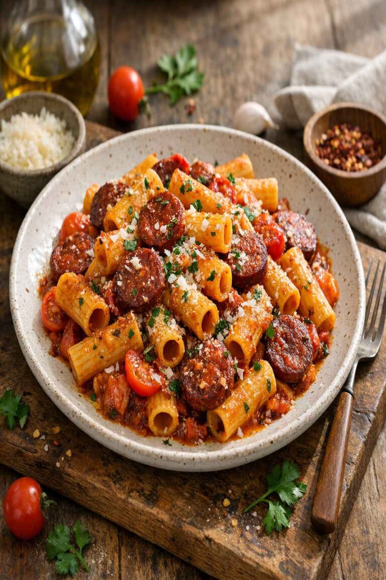 Chorizo Pasta Recipe
