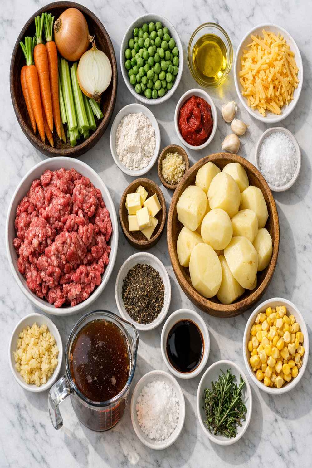 Classic Cottage Pie Recipe ingredients