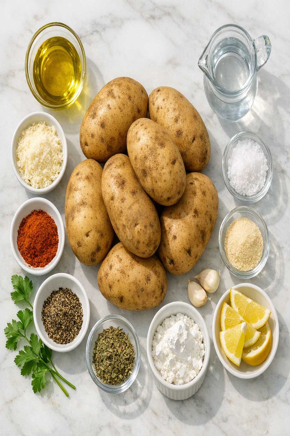 Crispy Oven Fries Recipe ingredients
