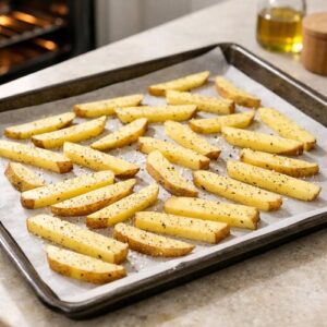 Crispy Oven Fries Recipe Technique Masterclass step 6