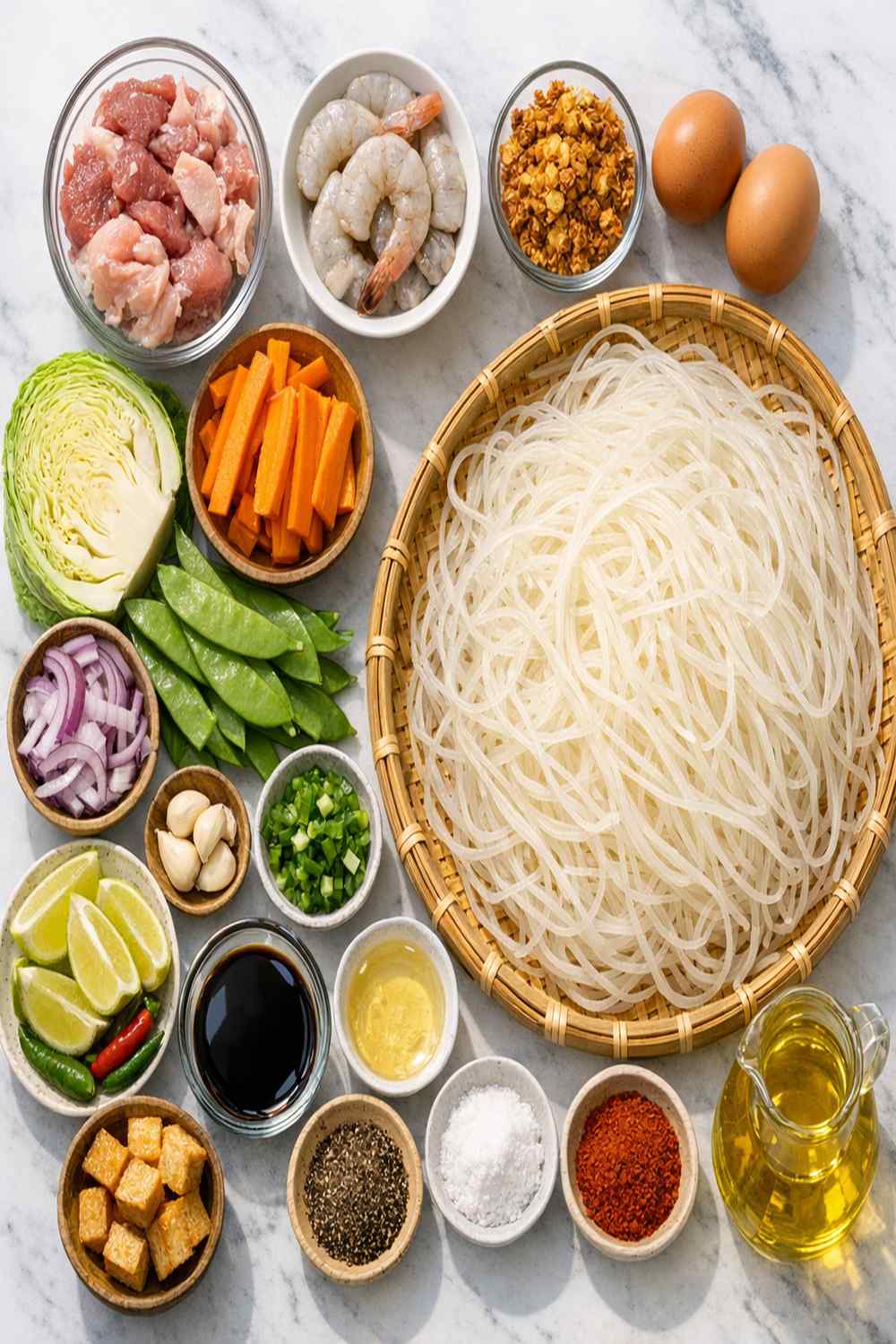 Filipino Noodles Recipe ingredients