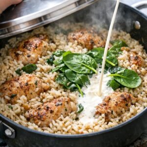 Garlic Chicken Rice Recipe step 7