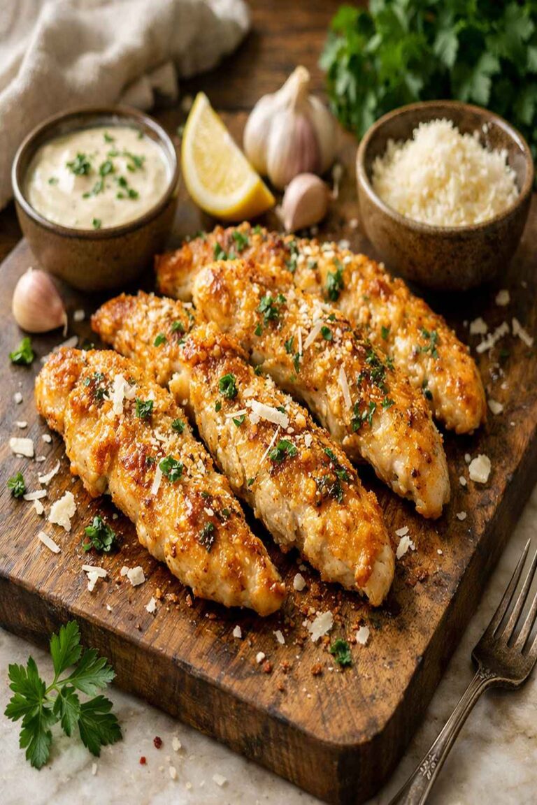 Garlic Parmesan Chicken Tenderloin Recipe
