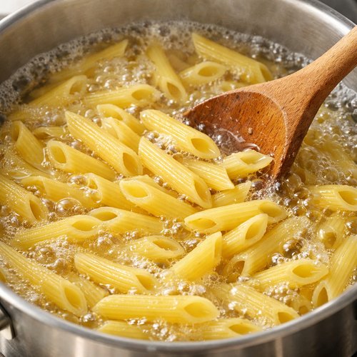 Step 2: Cook the Pasta Until Just Shy of Al Dente